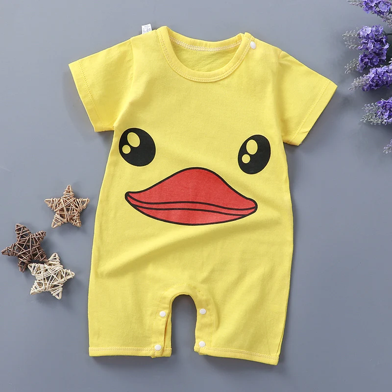 Baby Zomer Jumpsuit Katoen Zacht en Ademend Perfect voor Warme Dagen Lichtgewicht en Comfortabel Ideaal voor Spelen en Ontdekken