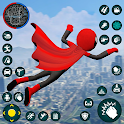 Spider Hero fighter stickman