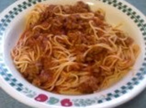 Pasta with Homemade Meat Sauce