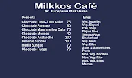 Milkkos Cafe menu 3