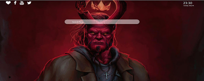 Hellboy Wallpaper New Tab Background marquee promo image