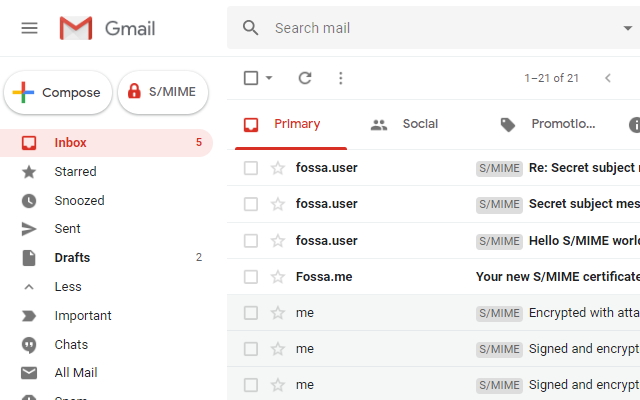 FossaGuard: Encrypt Gmail with S/MIME Preview image 2