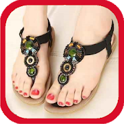 Sandal Datar Mode  Icon