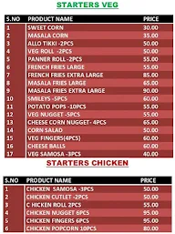 The Burger Cafe menu 5