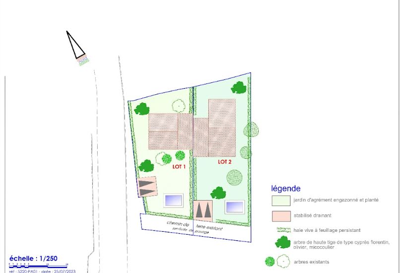  Vente Terrain à bâtir - 618m² à Trets (13530) 