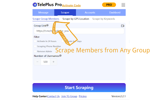 TelePlus - Multi-Accounts Sender