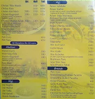 Touch of Spice menu 2