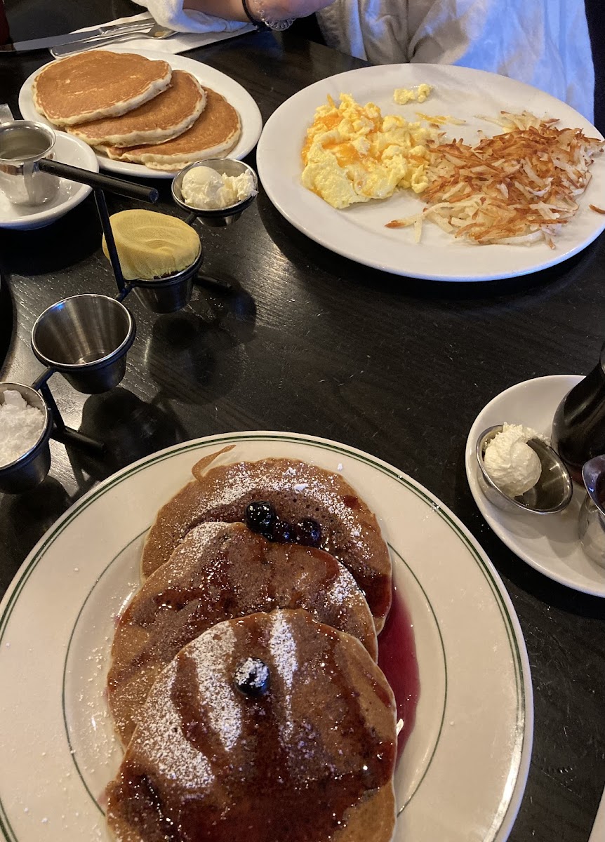 Blueberry pancakes