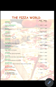 Pizza World menu 1