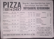 Pizza 24x7 menu 1