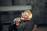 Nobel Peace Prize laureate Desmond Tutu inside the St.Georges Cathedral in an interview.