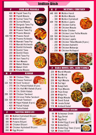 Sai Baba Hotel menu 7