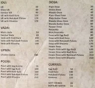 Chintamani Tiffins menu 2