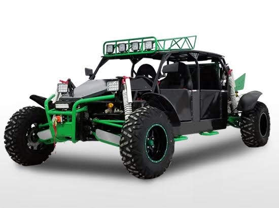 1500cc Sand Sniper 4 Seater Dune Buggy Odes Scorpion Side X Side Offroad 2WD BMS GoKart Green