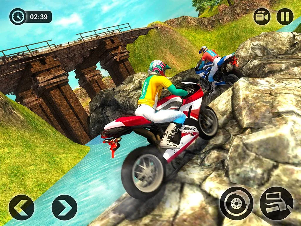   Uphill Offroad Motorbike Rider- 스크린샷 