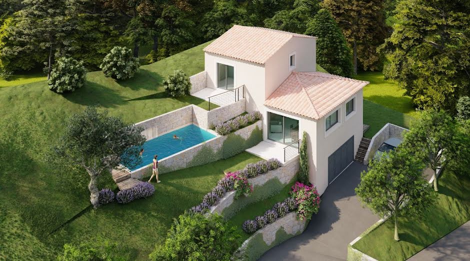 Vente terrain à batir  1000 m² à La Roquette-sur-Siagne (06550), 259 000 €