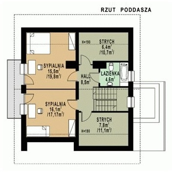 WB-3309 - Rzut poddasza