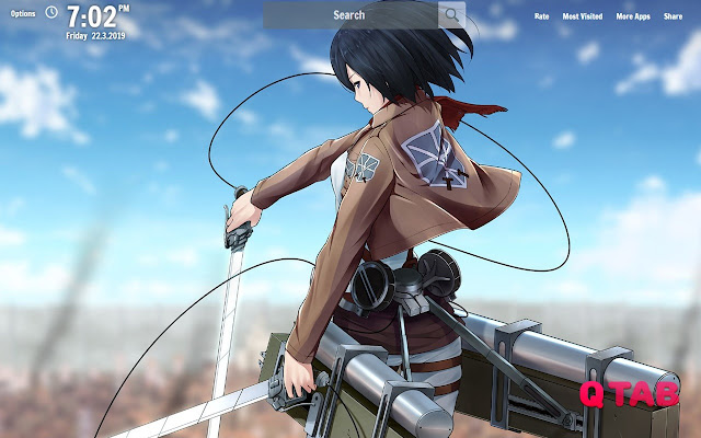 Attack on Titan New Tab Wallpapers