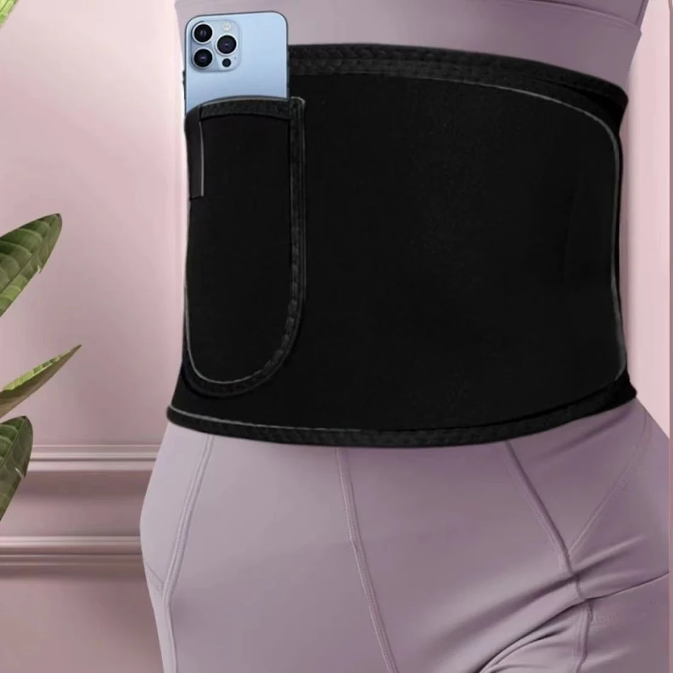 Zweetband Taille Trainer voor Fitness, Buikspieren Verstevigen en Afvallen, Ondersteuning voor Gewichtsverlies Training