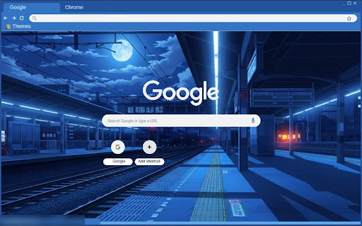 Moonlit Train Platform screenshot 1