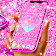 Pink glitter live wallpaper icon