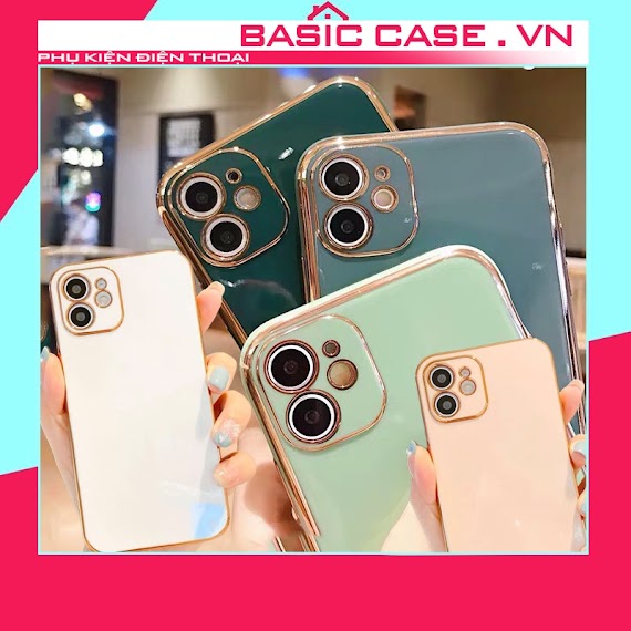 Ốp Lưng Iphone Cạnh Vuông Bảo Vệ Camera Độ Iphone 14 Cho Ip 7Plus/8/8Plus/X/Xsmax/11/12/13/Pro/Max/Plus/Promax/11Proma