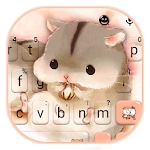 Cover Image of Download Cute Furry Hamsters Keyboard Theme 1.0 APK