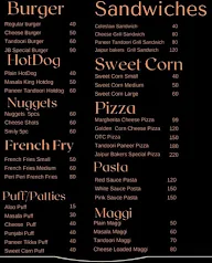 Jaipur Bakers menu 2