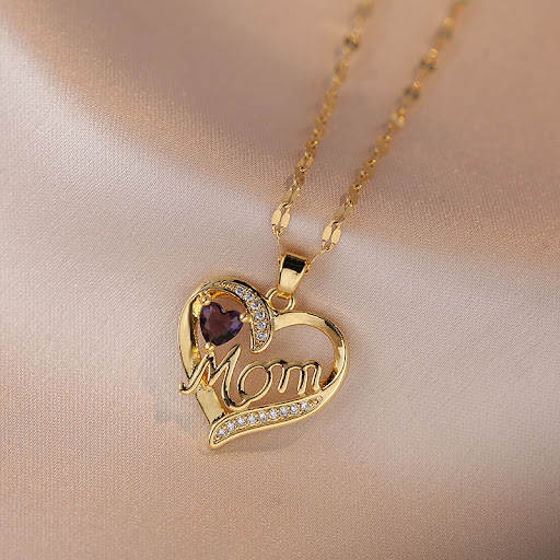 Title 4, Mothers Day Jewelry High Grade Zircon Heart Fl...