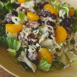 Mandarin Cranberry Chicken Salad