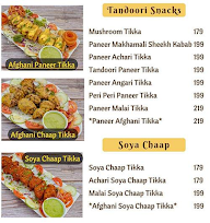 Tamil Dosa Cafe menu 2