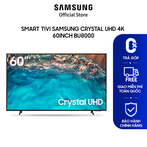 Smart Tv Samsung Crystal Uhd 4K 60 Inch Ua60Bu8000Kxxv