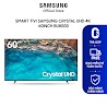 Smart Tv Samsung Crystal Uhd 4K 60 Inch Ua60Bu8000Kxxv