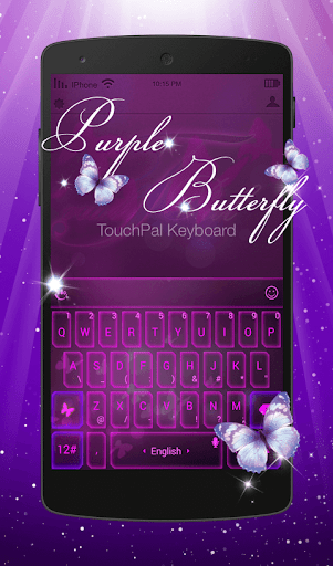 免費下載個人化APP|TouchPal PurpleButterfly Theme app開箱文|APP開箱王