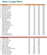 Cake N Pastry menu 1