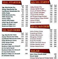 Chinese Valley menu 3