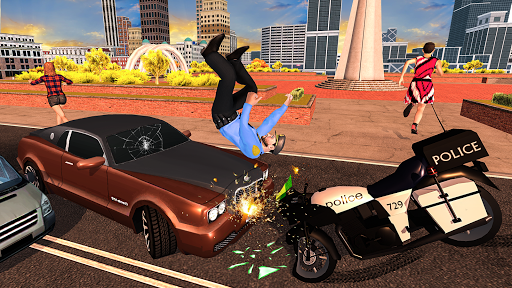 美国警察摩托车追逐：城市黑帮战斗 screenshot 9