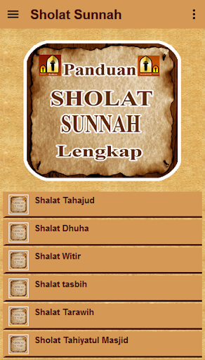 Belajar Sholat Sunnah Lengkap