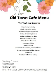 Old Town Cafe menu 3