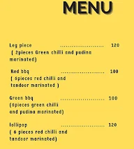 Pac-Man BBQ menu 1