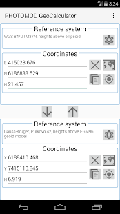 PHOTOMOD GeoCalculator - náhled