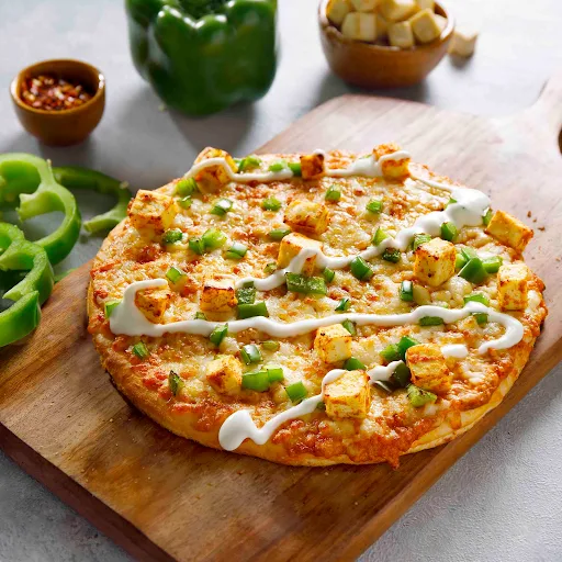 Paneer And Capsicum Pizza