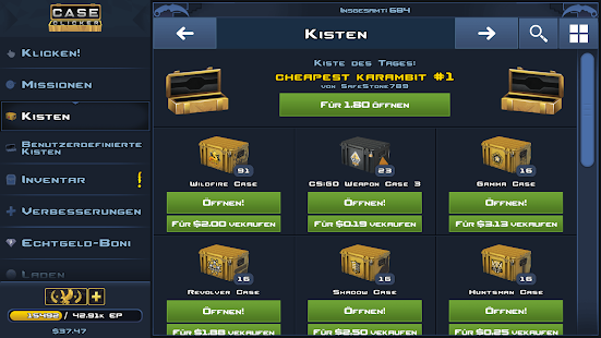 Case Clicker 2 - Custom Cases! Screenshot