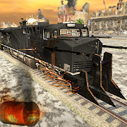 WW2 Army Train Driving War Shooting Train Games  Icon