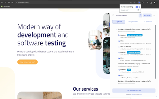 Tomtit recording BETA screenshot 5