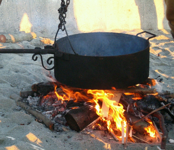 Fuoco alla castagnata..... di Piera