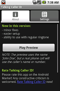 Download Talking Caller ID apk