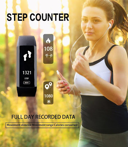 Title 3, M2 Smart Bracelet R5MAX Sleep Heart Rate Blood ...