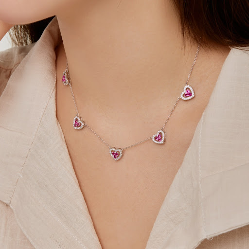 Title 1, S925 Sterling Silver Necklace Womens Necklace ...
