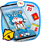 Doroamon Cartoon Anmie Blue Theme  Icon